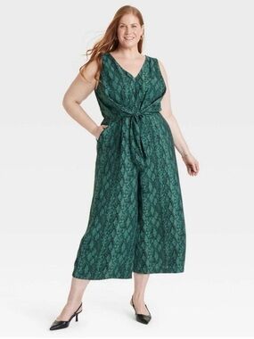 Women's Straight Leg Maxi Jumpsuit - Ava & Viv